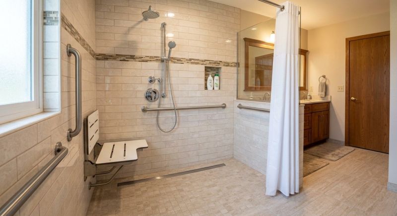 Disability Shower Installation detail